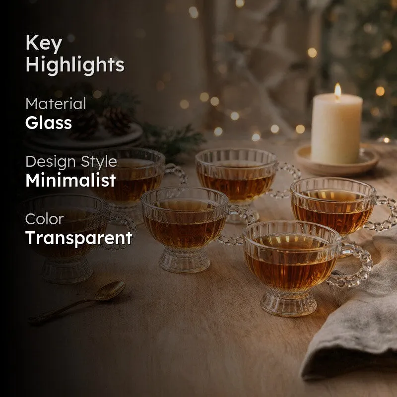 Rioware CrystalTreat Glass Dessert Bowl (160 mL Each) - Set Of Six media 2