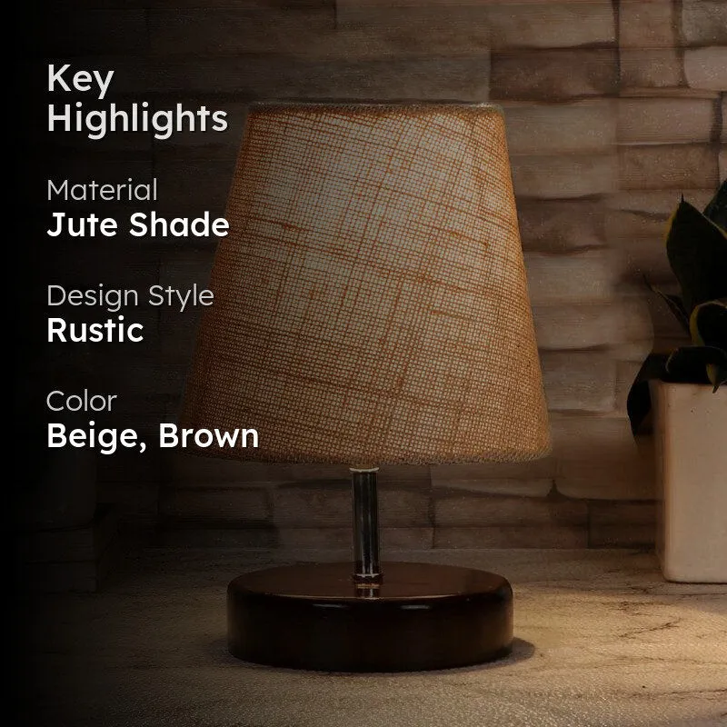 Mita Jute Table Lamp - Beige,Brown media 2