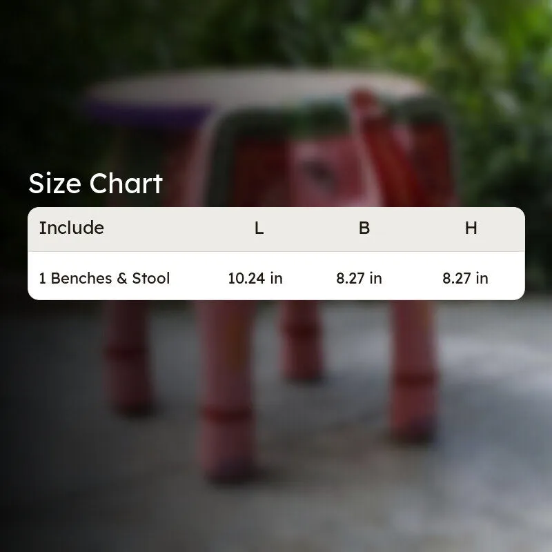 GajRang Benches & Stools - Multicolor media 5