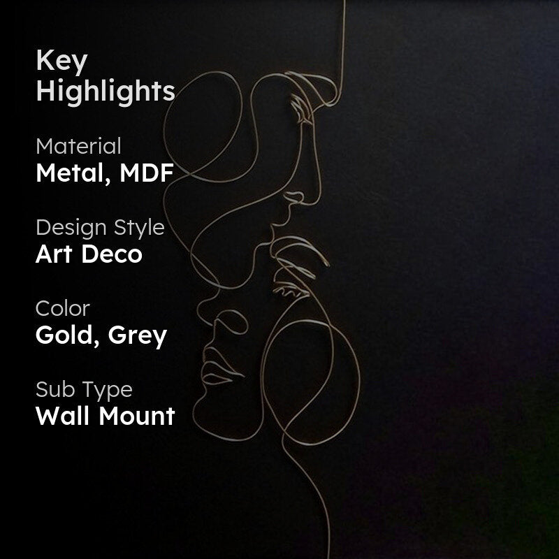Beloved Love Metal Wall Accent media 2