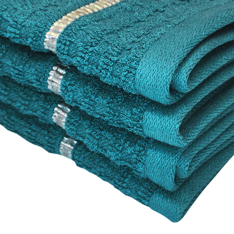 Junia Face Towel (Teal Blue) - Set Of Four media 4