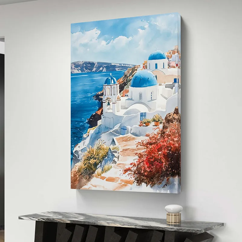 Grecian Coasts Wall Painting media 4