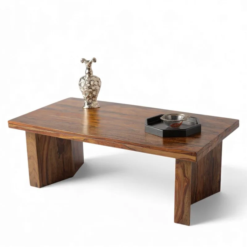 Avenox Sheesham Wooden Center Table - Dark Brown media 4