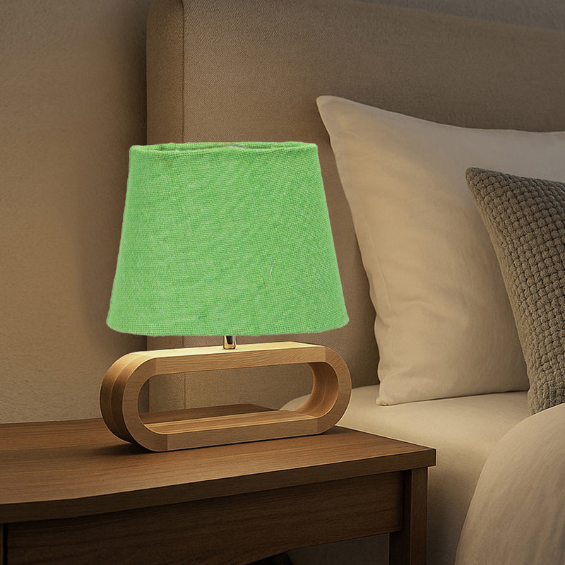 Sienna Glow Jute Table Lamp - Green,Brown