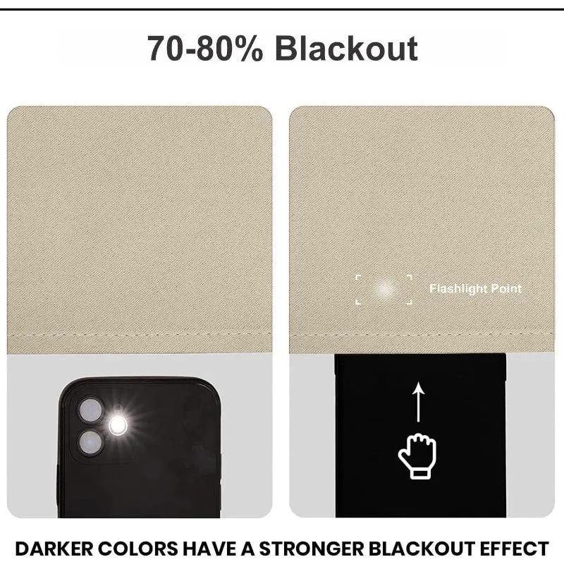 Imora Double Pinch Pleat Short Width Curtain - Beige media 7