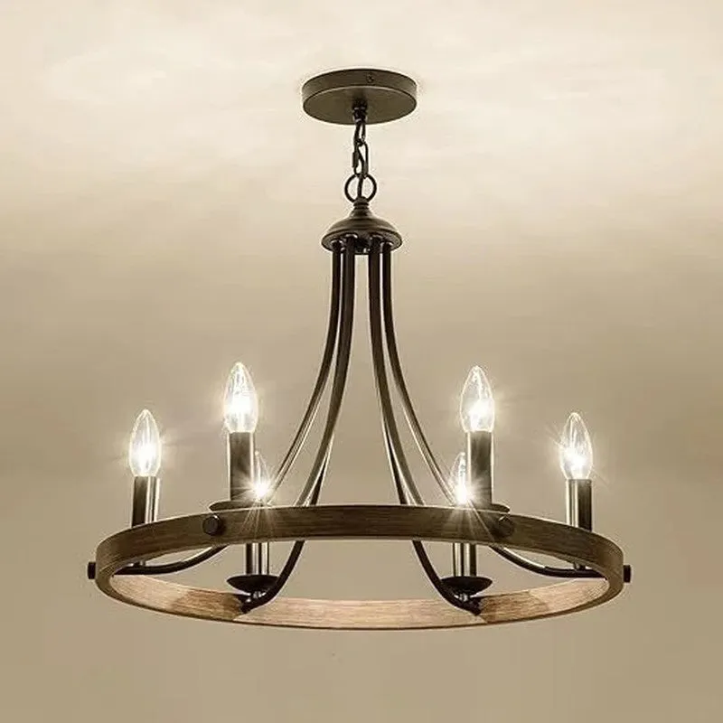 Clarion Metal Chandelier media 2