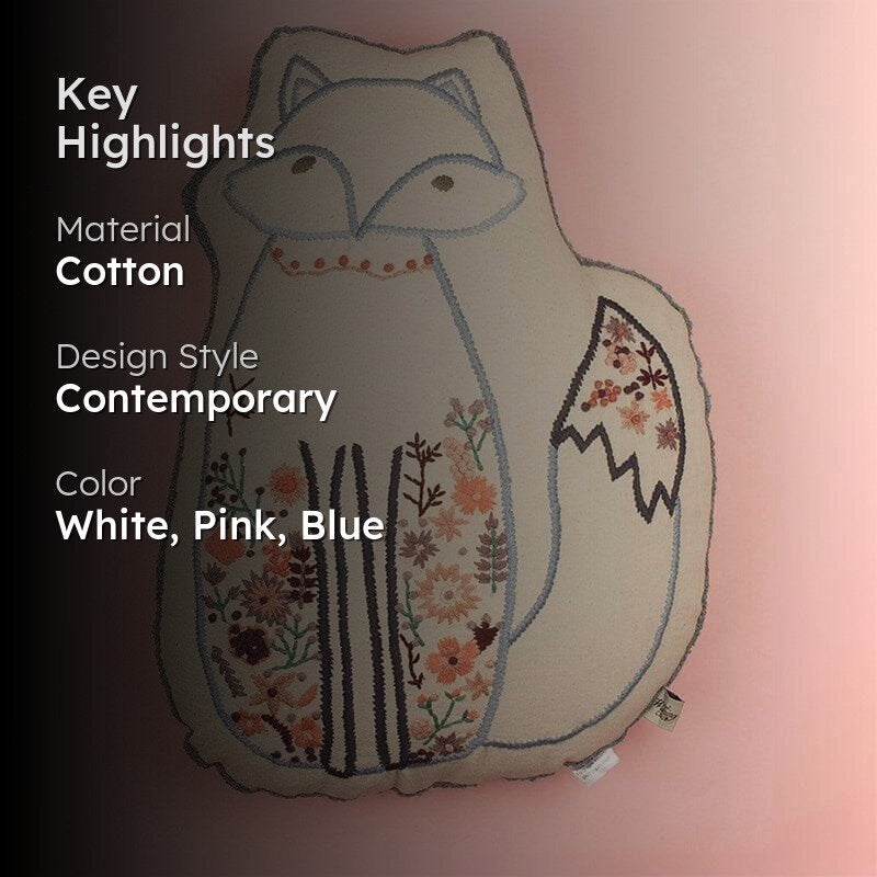 Clever Fox Shaped Cushion media 2