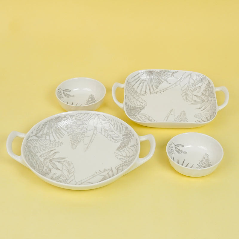 Celene Porcelain Serving Set - Four Piece Set media 3
