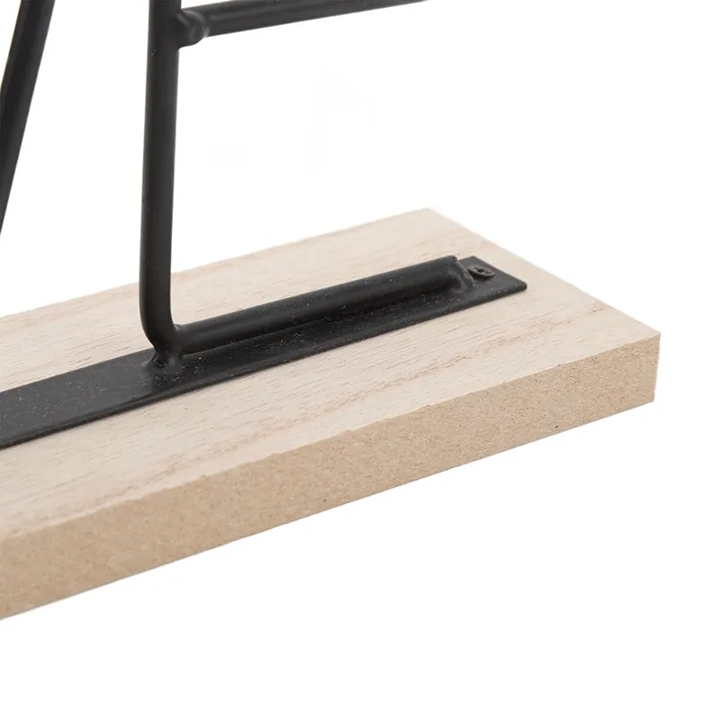 Typo Love Table Clock - Black media 3