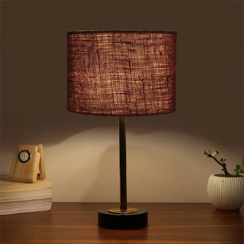 Sienna I Rodin Wooden Table Lamp - Brown,Gold,Black media 1