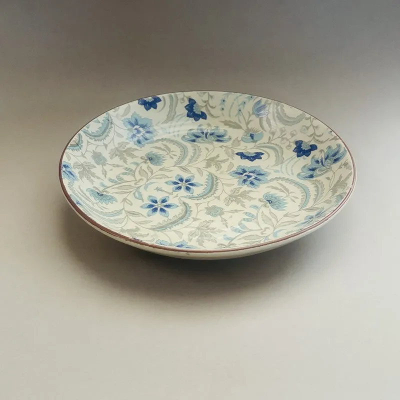 Floral Ceramic Shallow Pasta Plate - 500 mL media 4