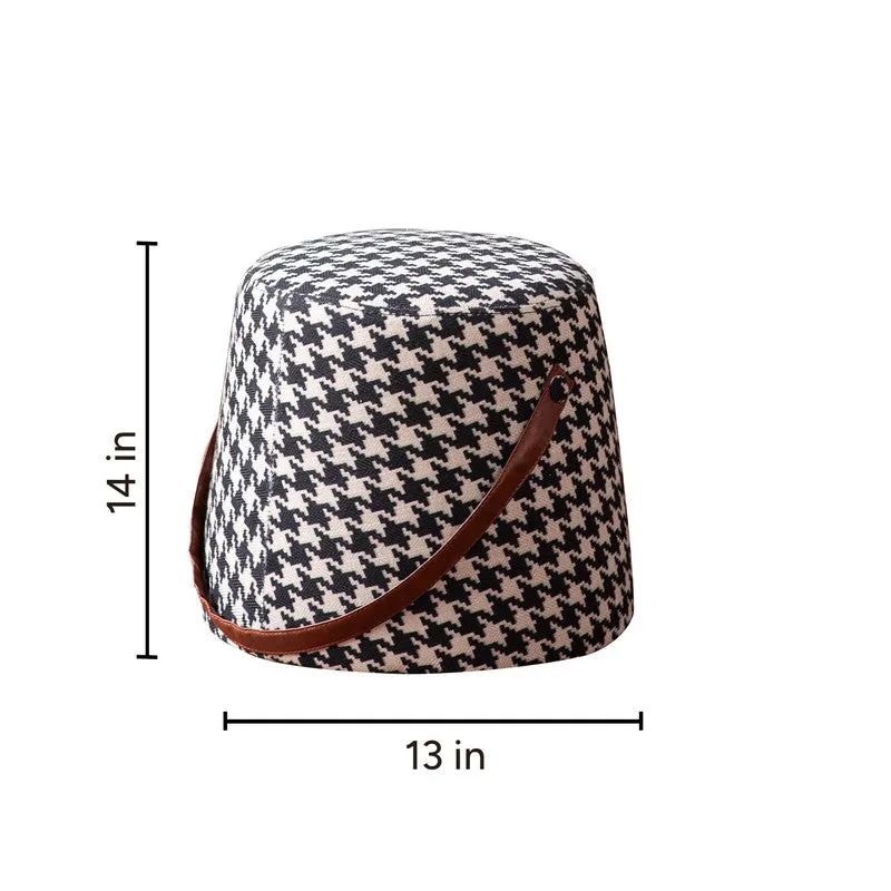 Quiet Comfort Pouffe - Black & White media 8