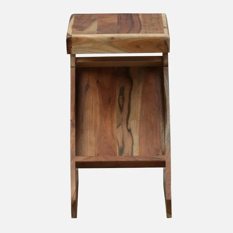 Montero Sheesham Wood Side & Bedside Tables - Brown media 3
