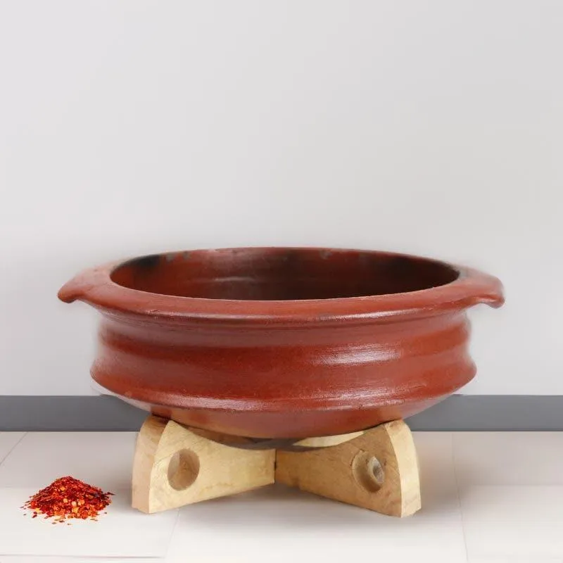 Hirang Clay Pot Brown 2000 mL / 9 Inches media 1