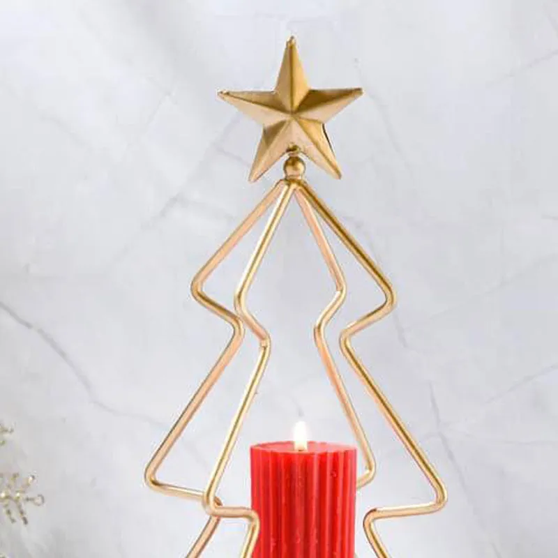 Small Christmas Tree Candle Stand media 4