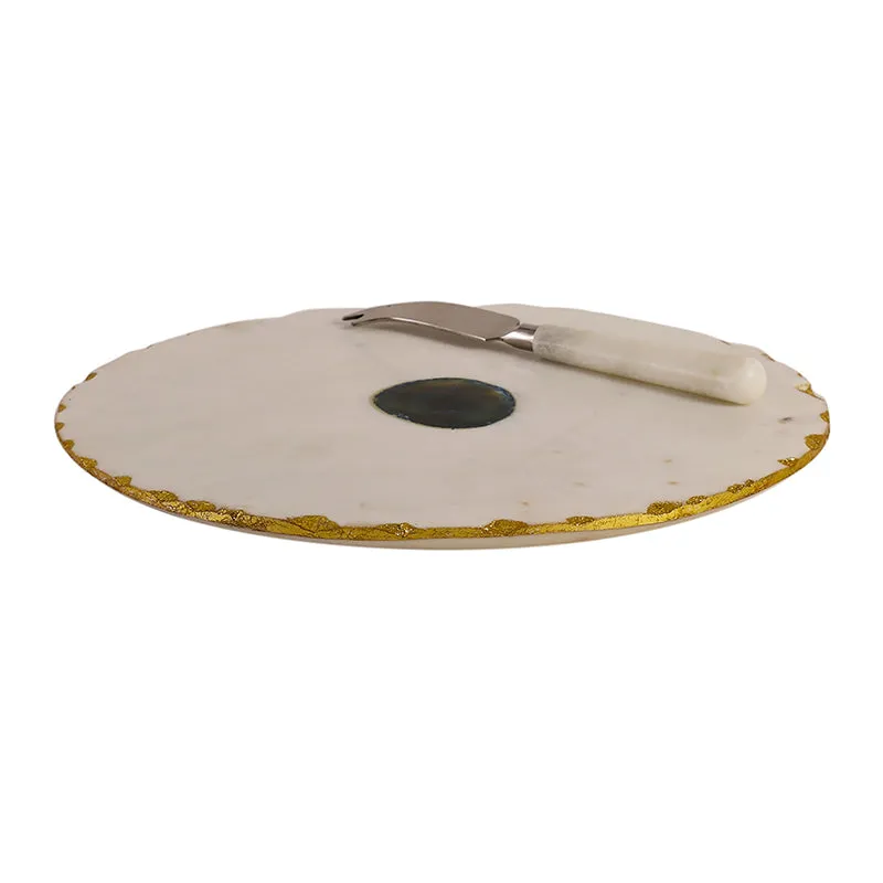 Trevi Neo Marble Platter With Knife - Two Piece Set media 5