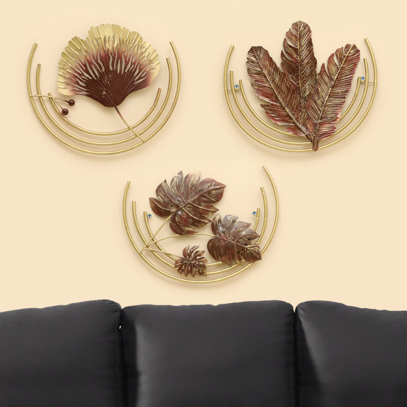 Paris Floral Metal Wall Accent