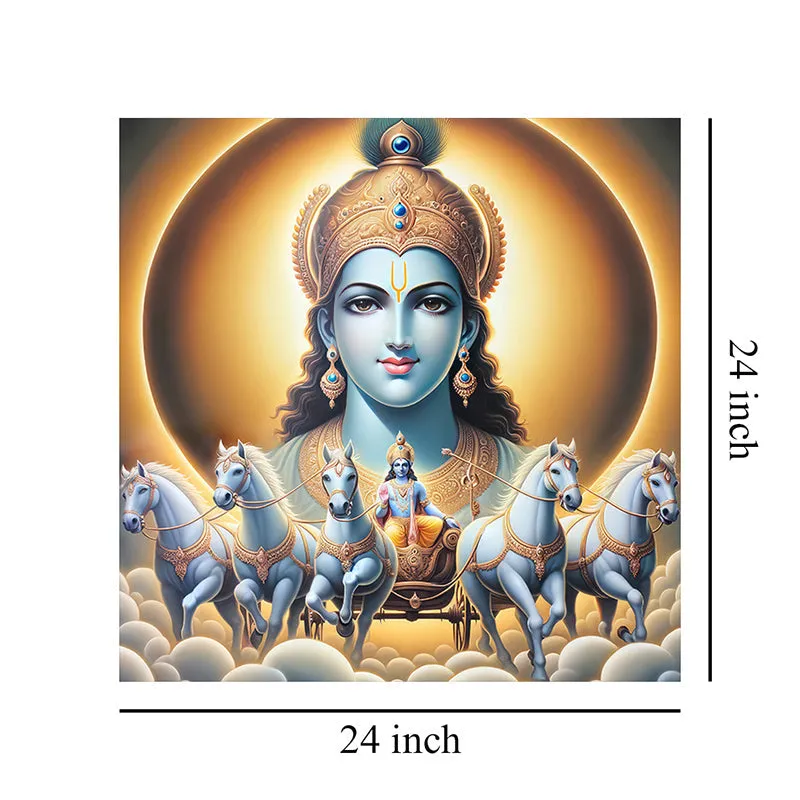 Adithya Ratha Poly Canvas Wall Painting media 7