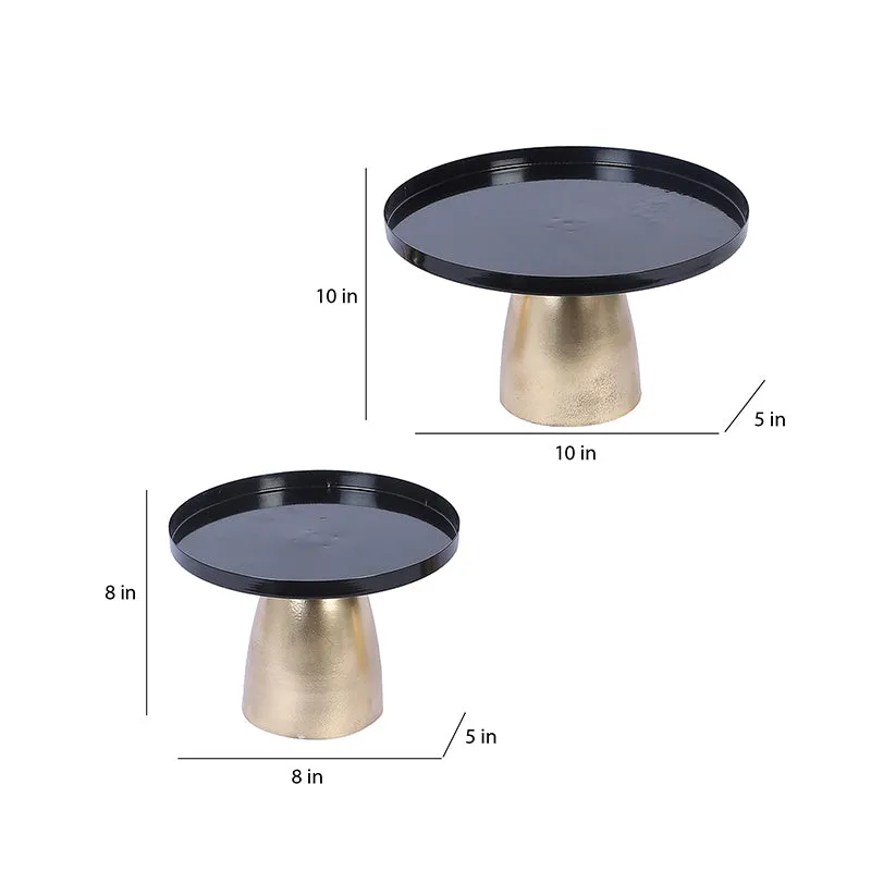 Sol Noir Iron Cake Stand - Set Of Two media 5