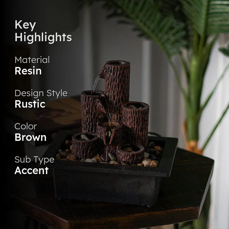 Timber Flow Table Top Fountain - 2