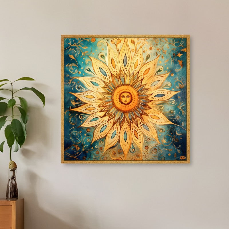 Sacred Maze Wall Art With Frame