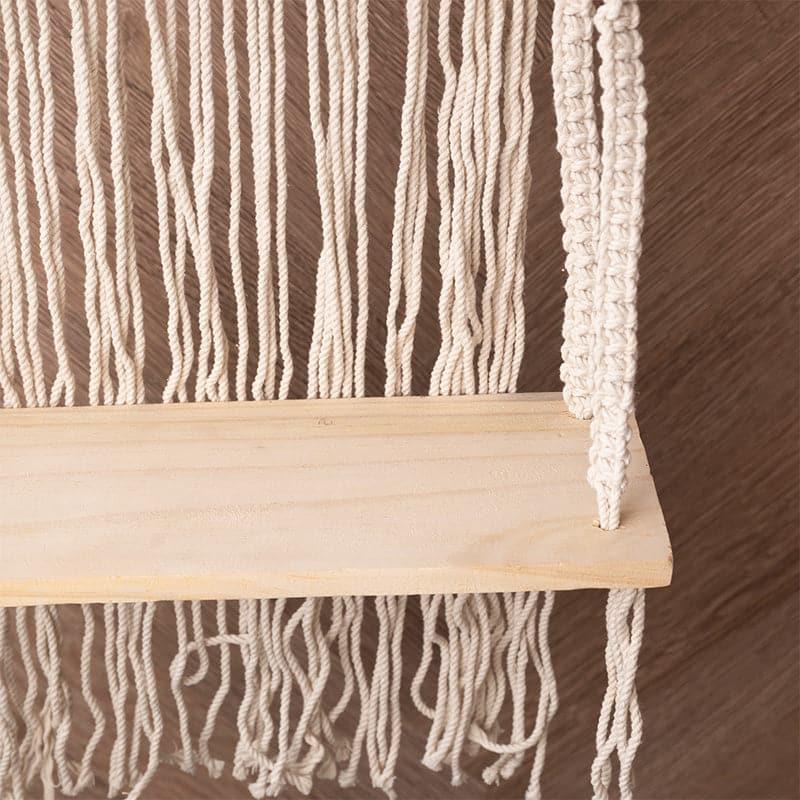 Fable Macrame Wall Shelf media 5