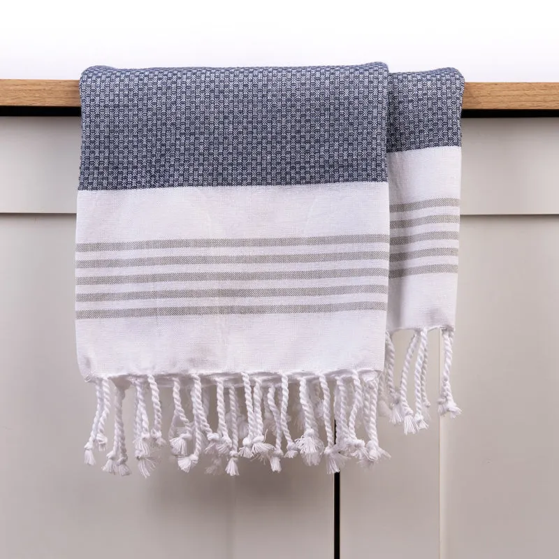 Strivra Cotton Bath Towel - Dark Grey media 1