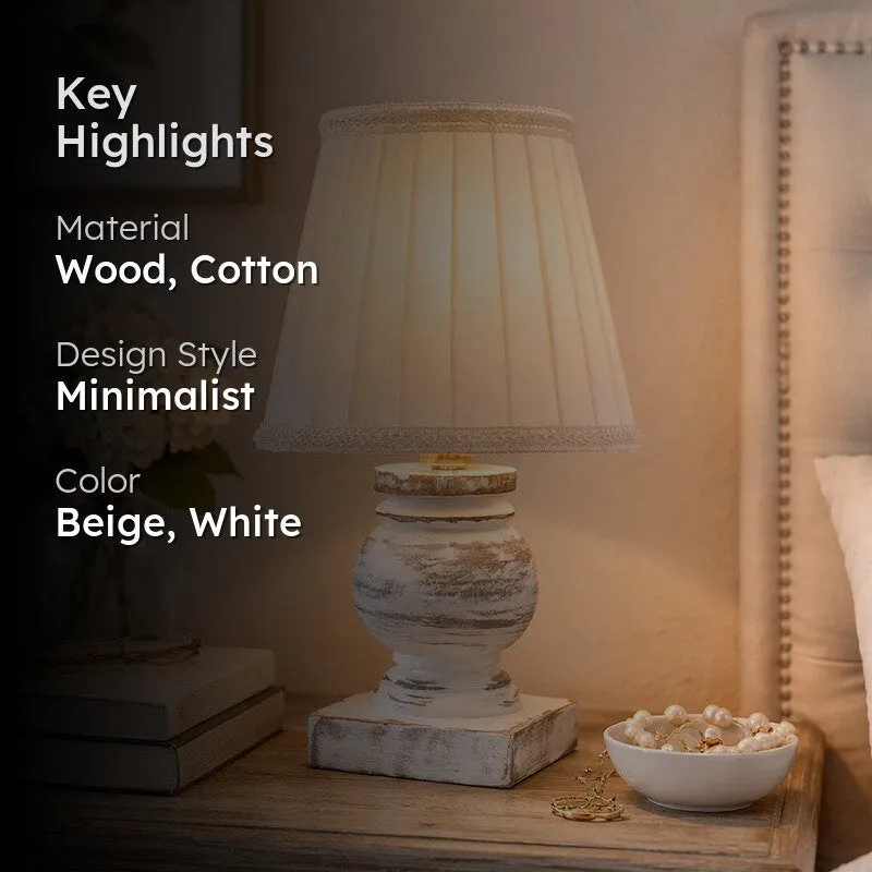 PureBloom Wooden Table Lamp media 2