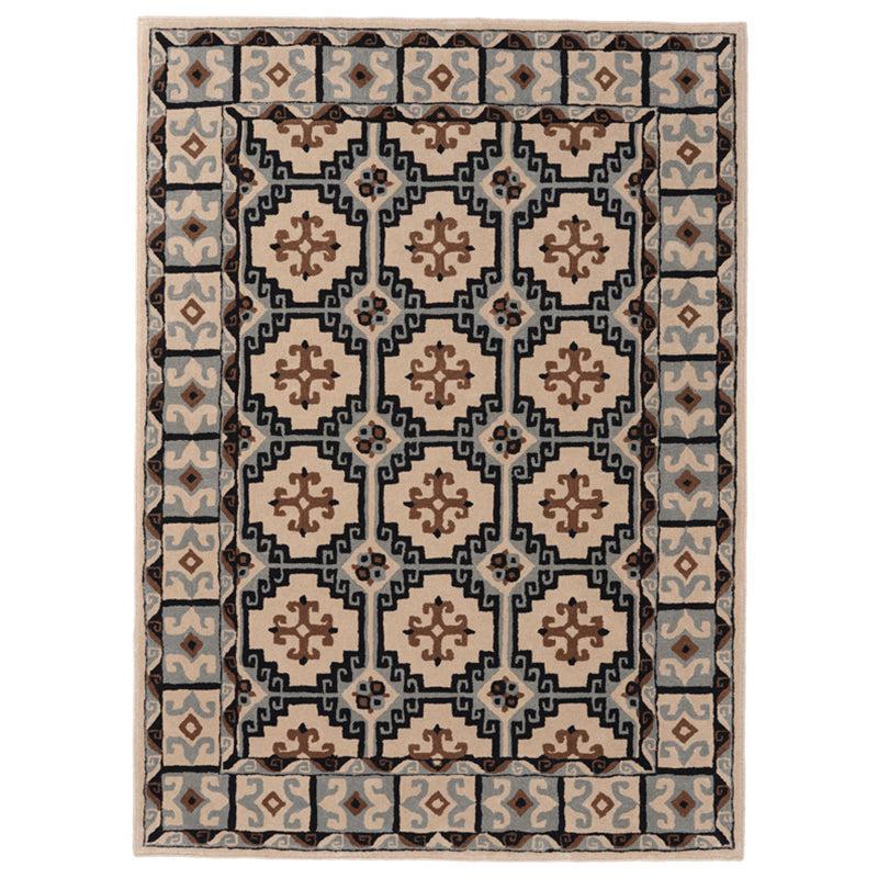 Gamling Ethnic Wool & Nylon Carpet - Black media 13