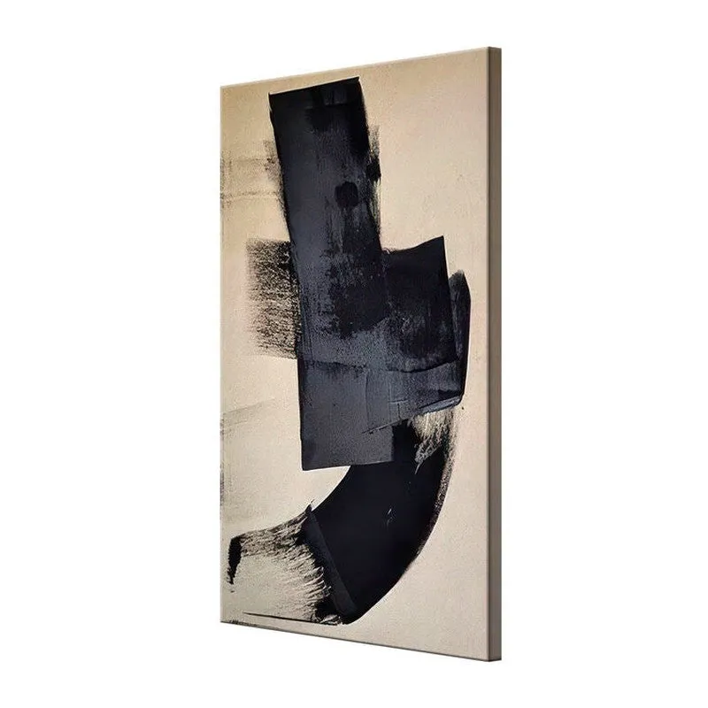 Black Streak Wall Painting media 5