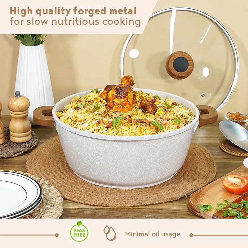 Bergner Smooth Sear Induction Safe Non-Stick Cooking Pot With Lid (32 cm) - Two Piece Set media 6