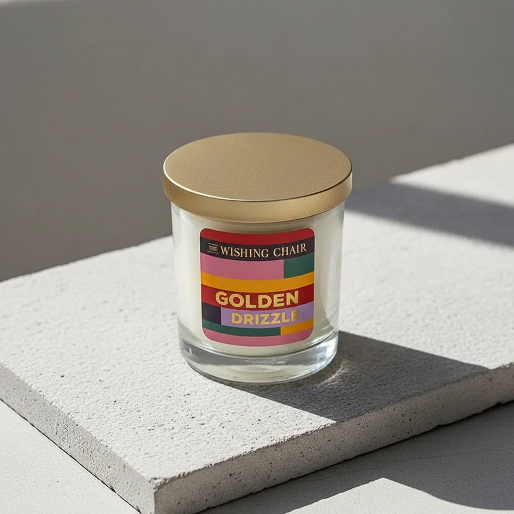 Golden Drizzle Soy Wax Scented Jar Candle media 1
