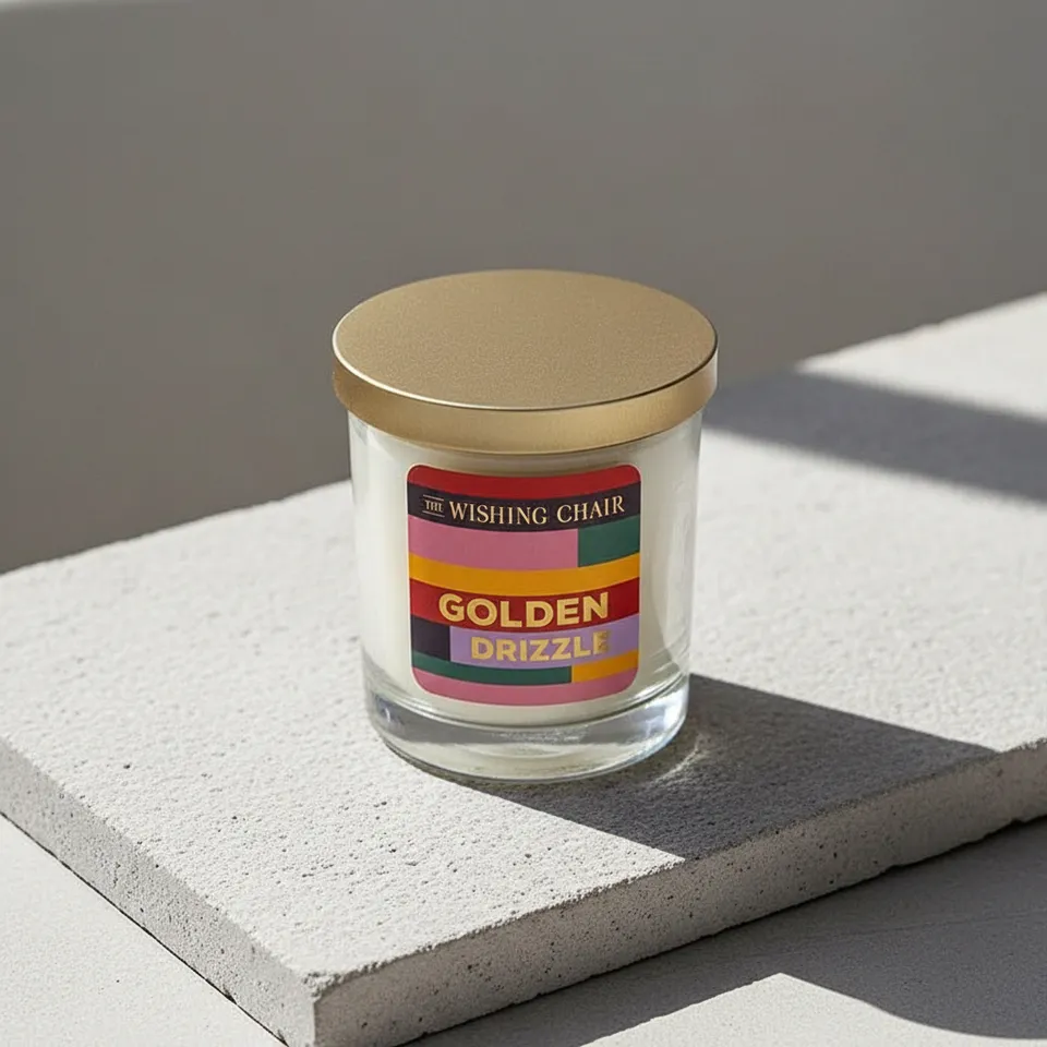 Golden Drizzle Soy Wax Scented Jar Candle media 1