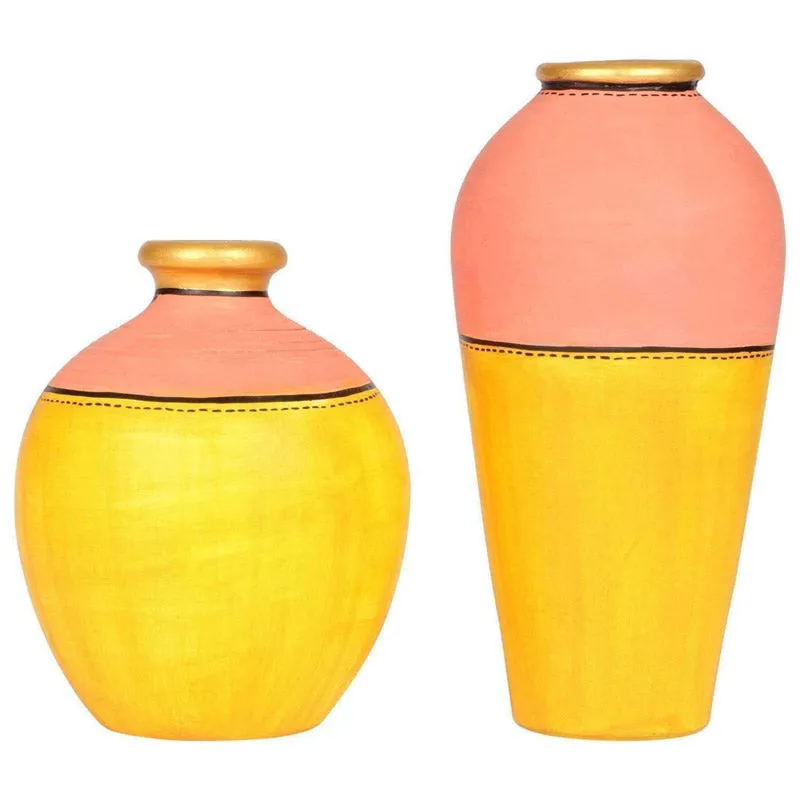 Mei Terracotta Vase - Two Piece Set media 4