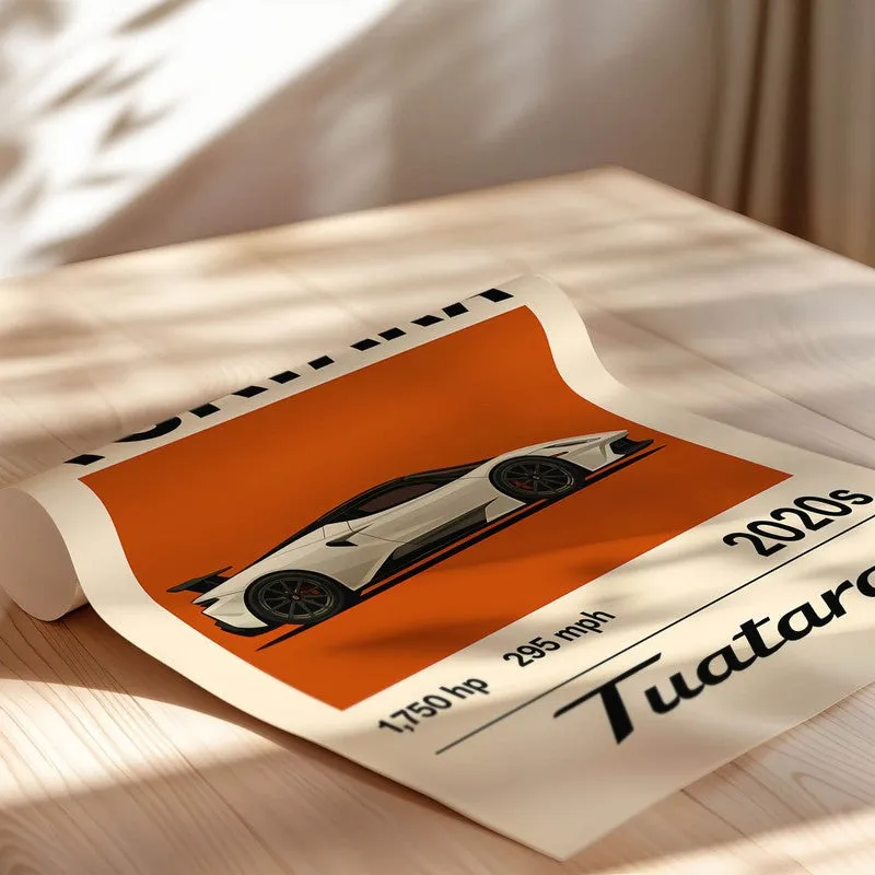 Tuatara Speedster Wall Poster media 5