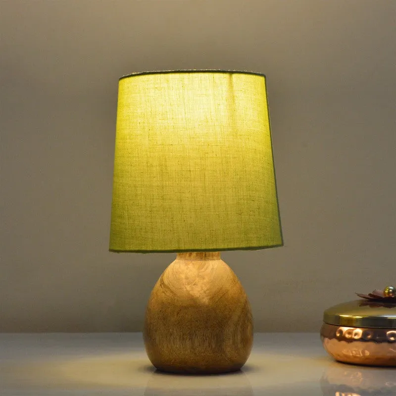 PureVista Wooden Table Lamp - Green media 4