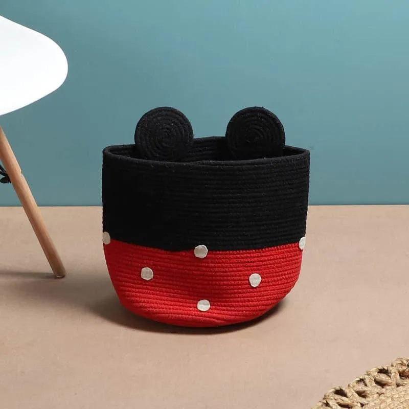 Mickey Mix Cotton Storage Basket media 4