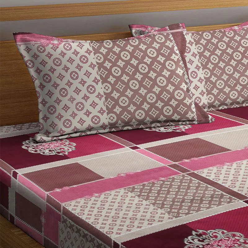 Basil Ethnic Bedsheet - 180 GSM media 5