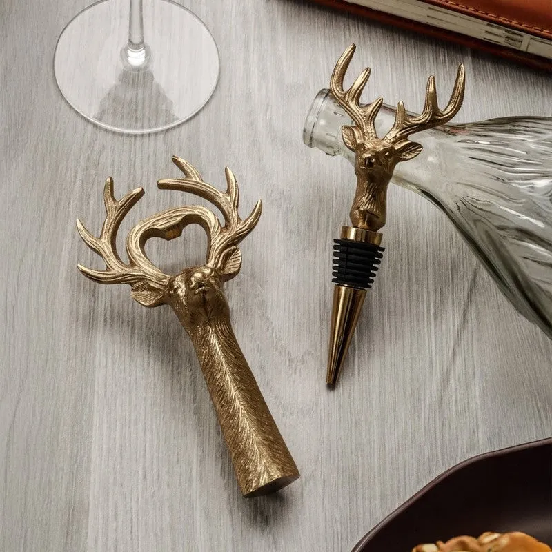 Aurevo Bottle Holder & Opener - Two Piece Set media 1