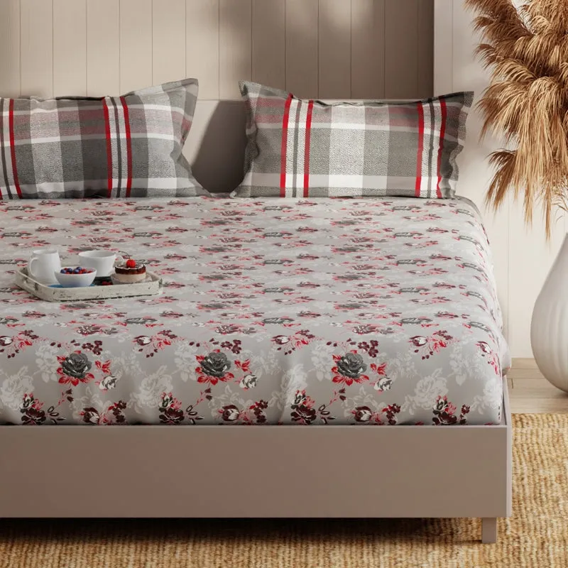 Soflora Microfiber Fitted Microfiber Bedsheet - 135 GSM media 3