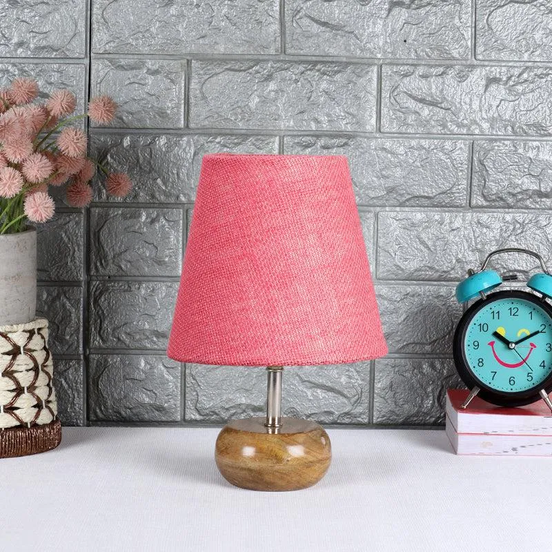 Astrova Jute Table Lamp - Pink,Brown media 3