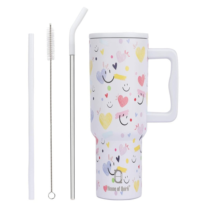 Belle Heart Stainless Steel Tumbler - 1200 ML media 5