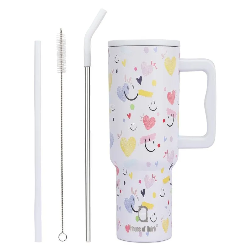 Belle Heart Stainless Steel Tumbler - 1200 ML media 5