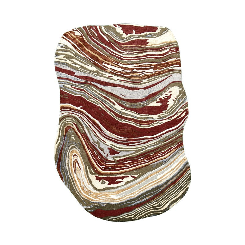 Arvion Cotton Carpet - Maroon