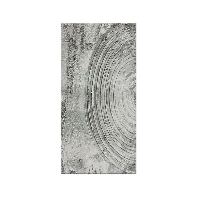 Black and White Circular Wall Painting media 4