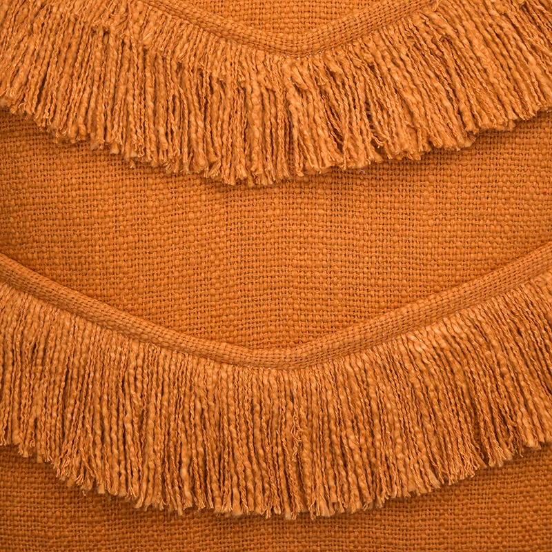 Fringe Comfort Cushion Cover - Orange media 6