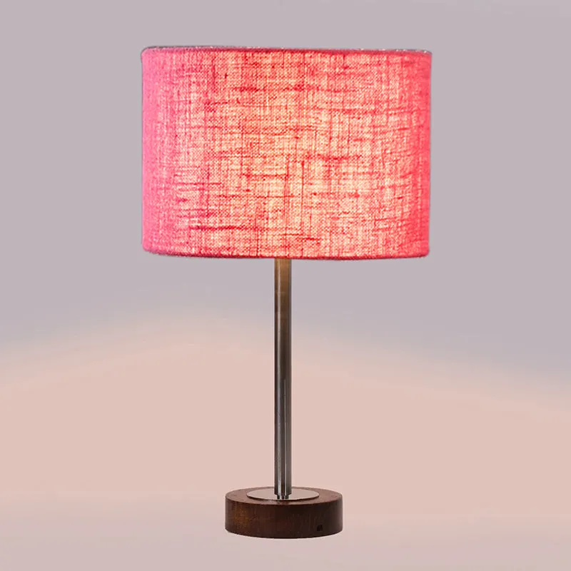 Sienna I Rodin Wooden Table Lamp - Pink,Silver,Brown media 5