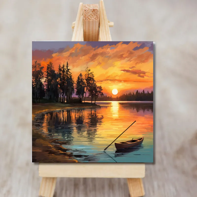 Lake Sunsets Showpiece media 1