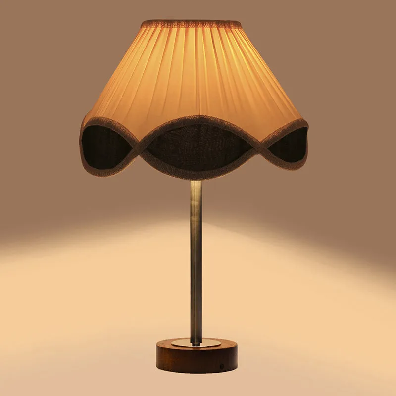 Valenica Rodin Wooden Table Lamp - Multicolor,Silver,Brown media 6