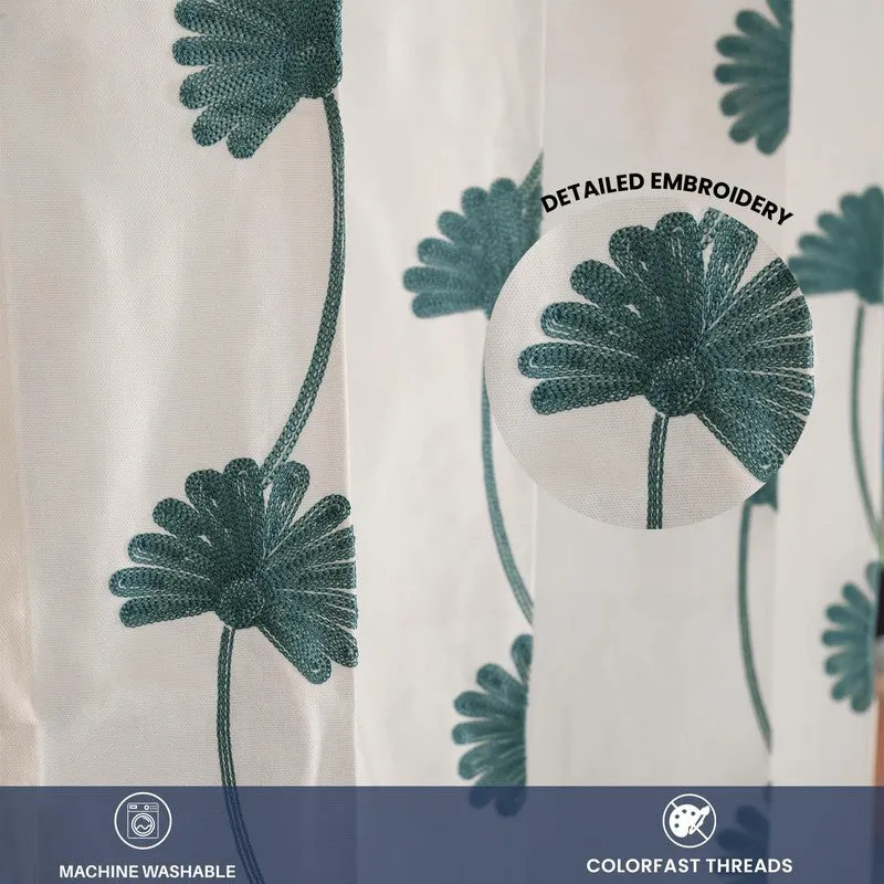 Aarohi Cotton Curtain - Dark Teal media 5